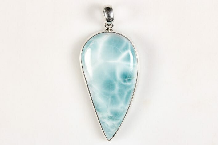 Stunning, Larimar Pendant (Necklace) - Sterling Silver #205836